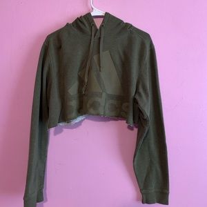 adidas cropped sweater